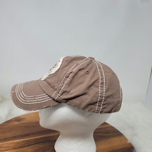 Kbethos Vintage Free Spirit Beige Distressed Hat L - Picture 2 of 6